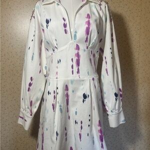 NWT Royalty by Maluma Tie Dye Fit & Flare Dress - Size L